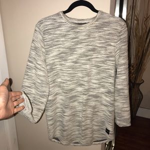 ONLY & SONS Gray & Creme Sweater